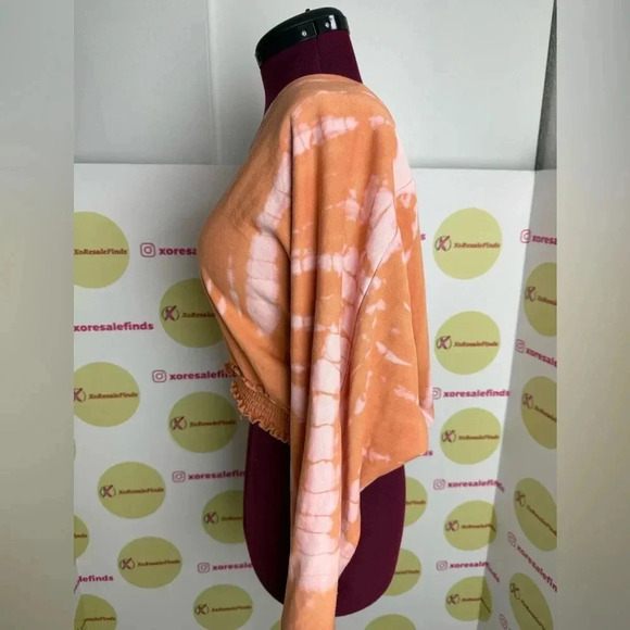 Anthropologie Donna Tie Dye Cropped Sweater - Picture 2 of 5